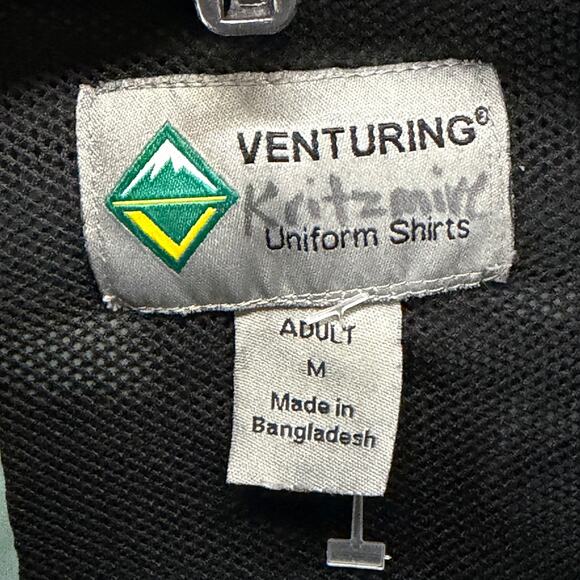 Boy Scouts of America BSA Venturing Shirt M Green Sewn Patches Explorer Summit - Picture 12 of 14